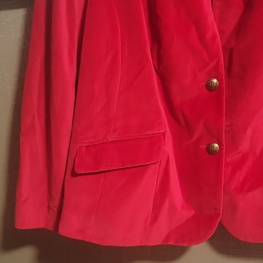 Talbots Aberdeen Velvet Blazer - Picture 4 of 12